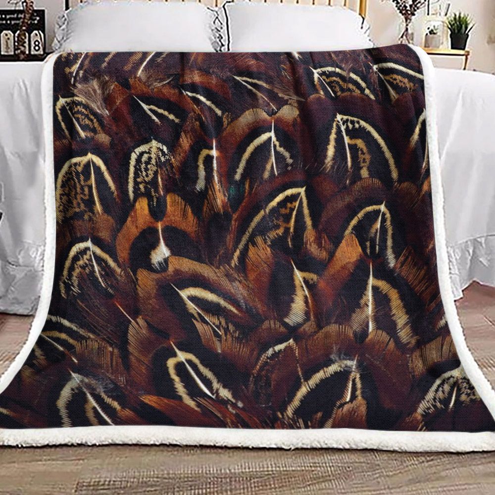 Bird Sherpa Fleece Blanket