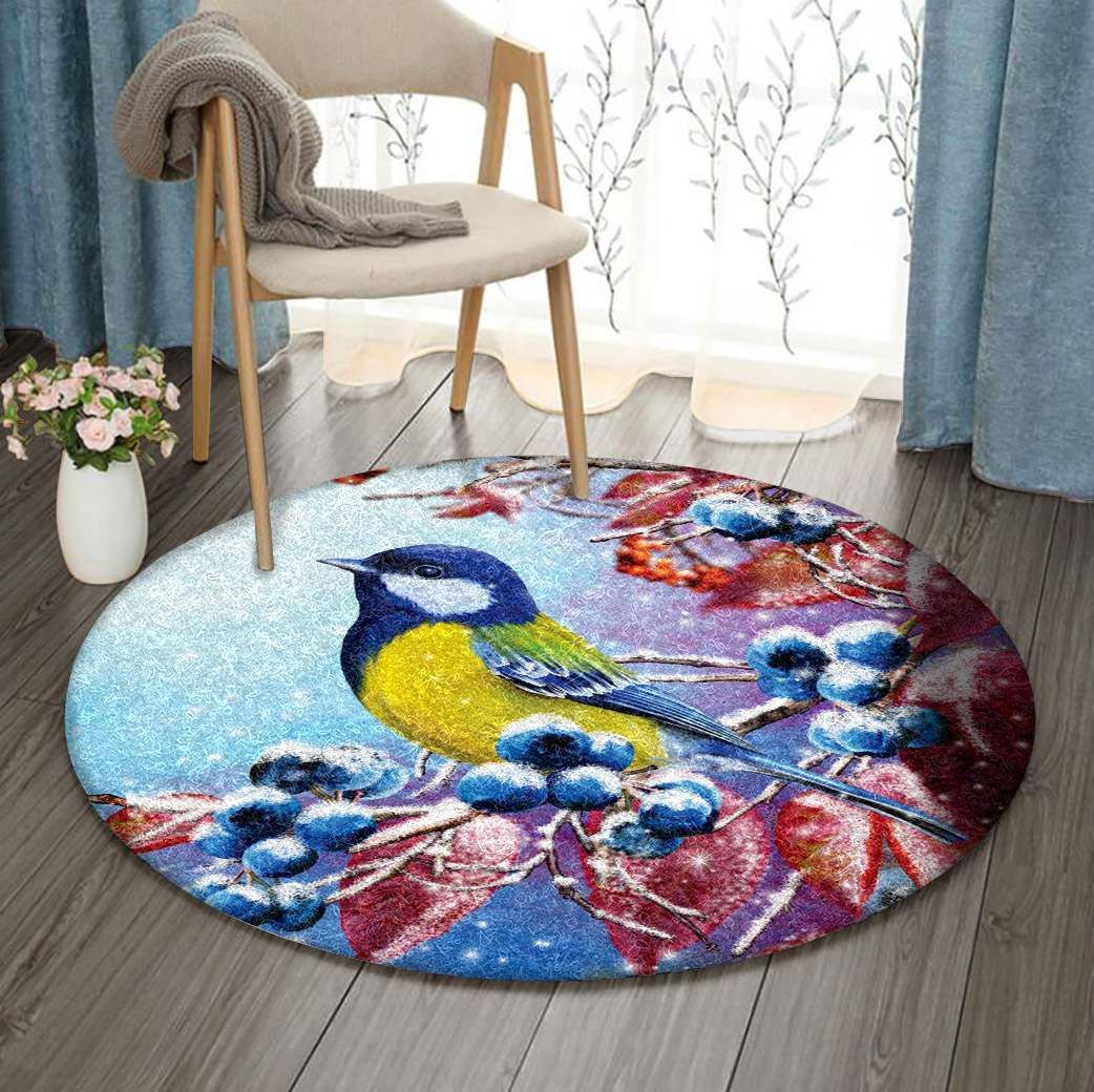Bird Round Carpet