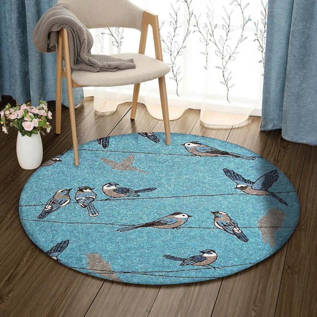 Bird Round Carpet