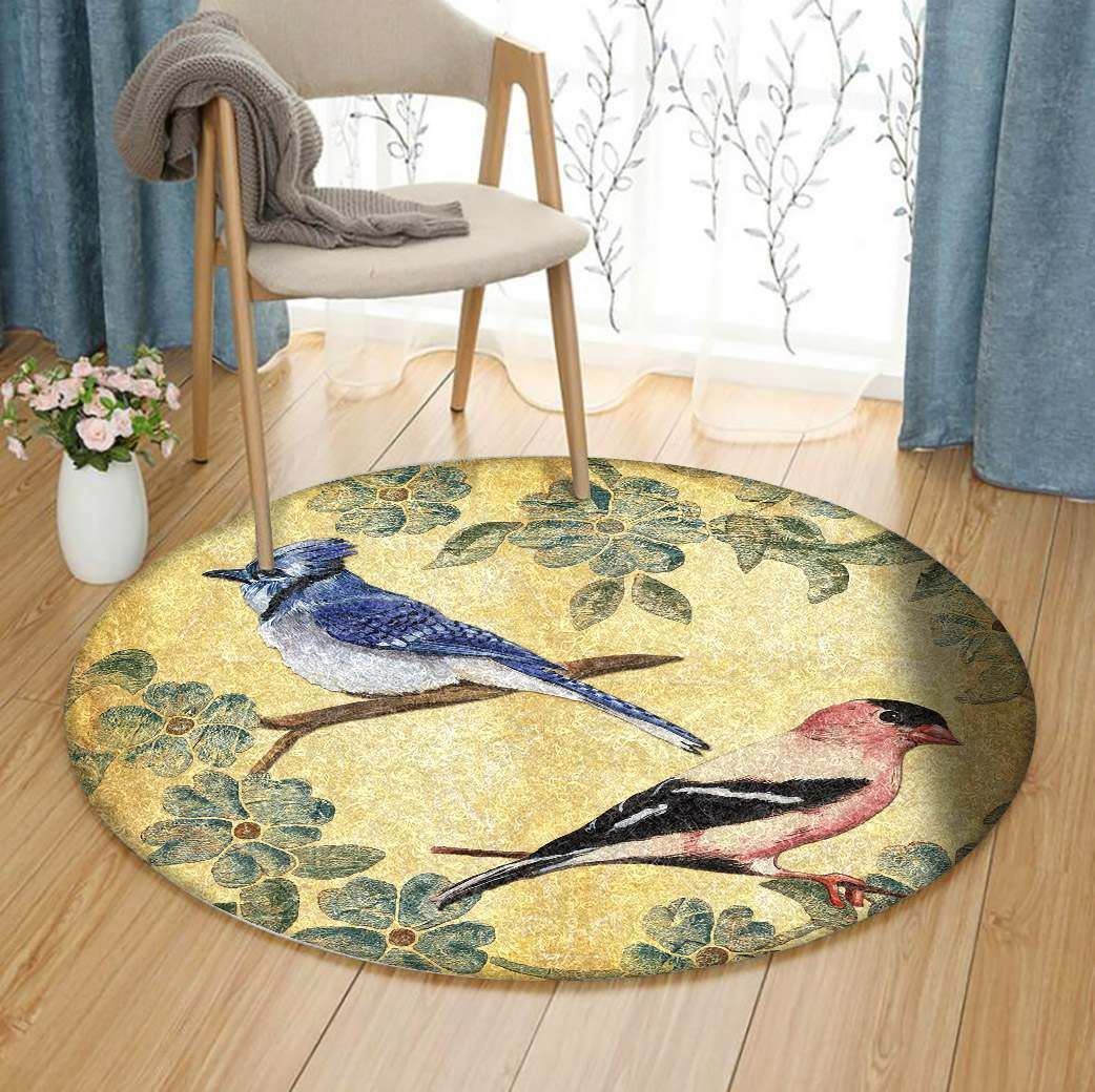 Bird Round Carpet