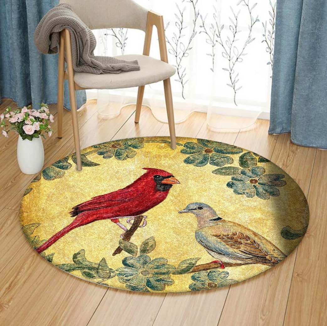 Bird Round Carpet