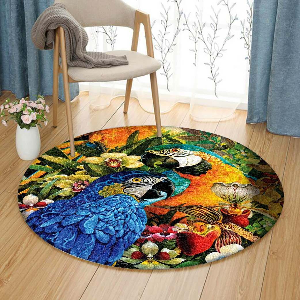 Bird Round Carpet