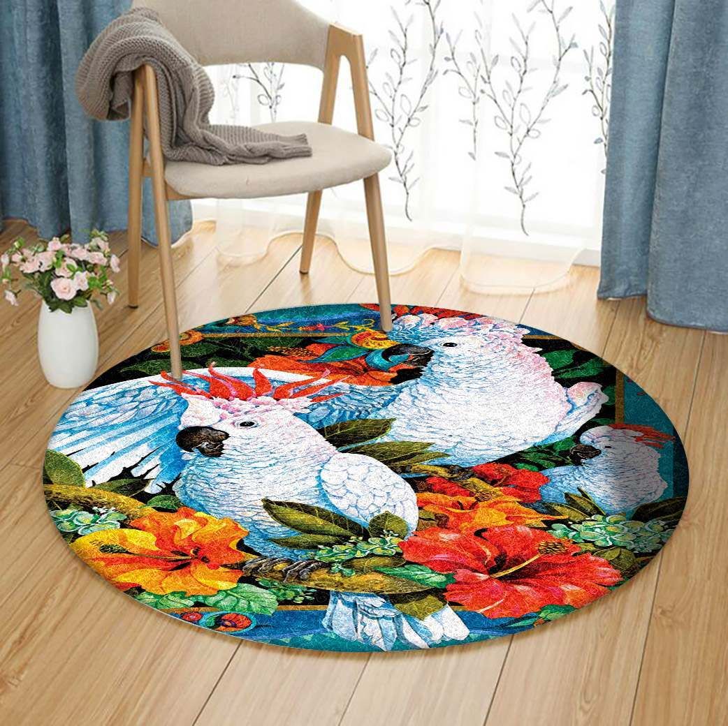 Bird Round Carpet