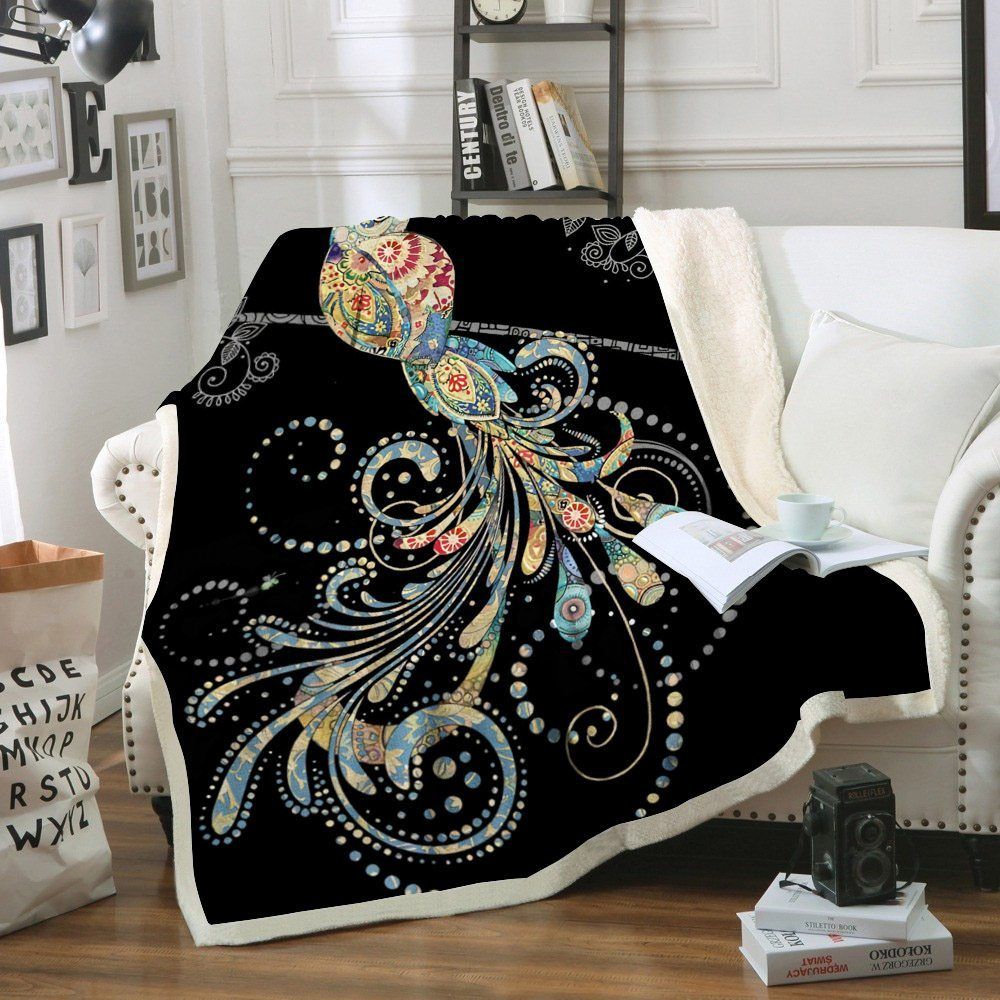 Bird Of Paradise Sherpa Fleece