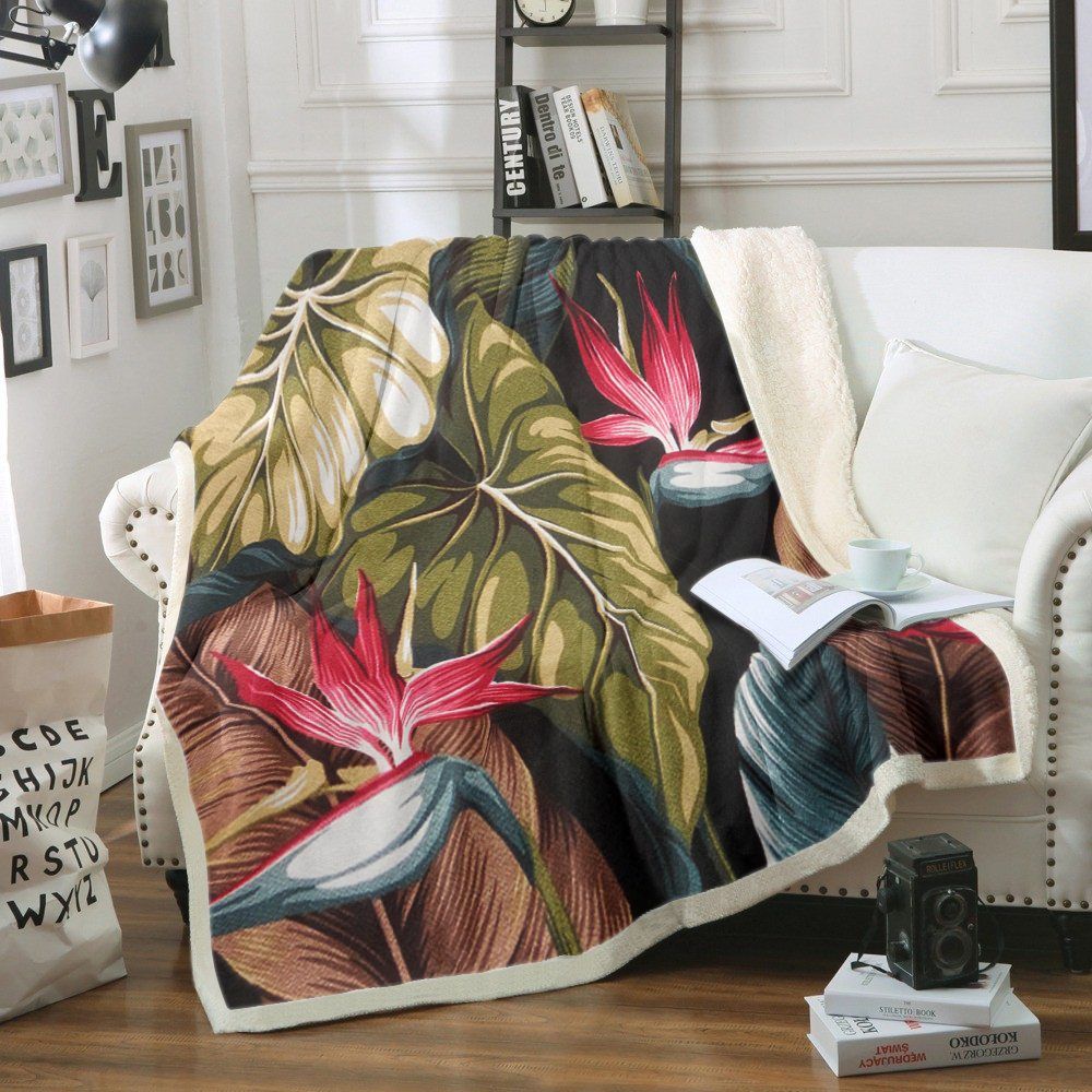 Bird Of Paradise Sherpa Fleece