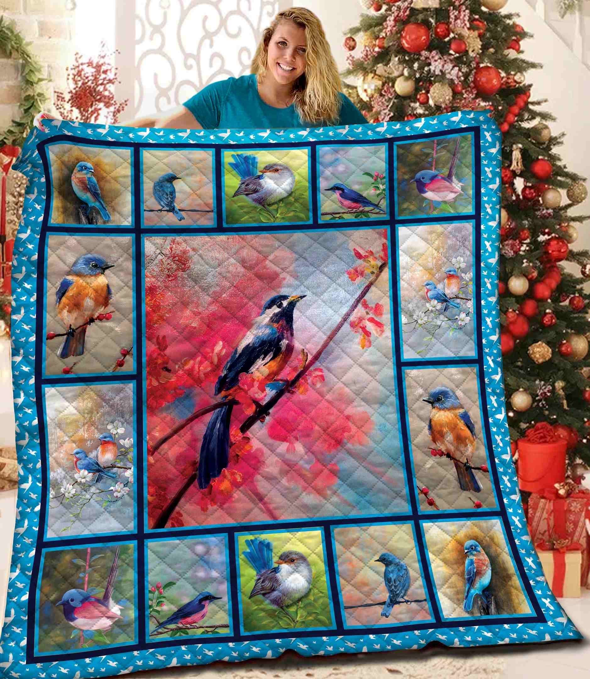 Bird Quilt Blanket BBB121212MH