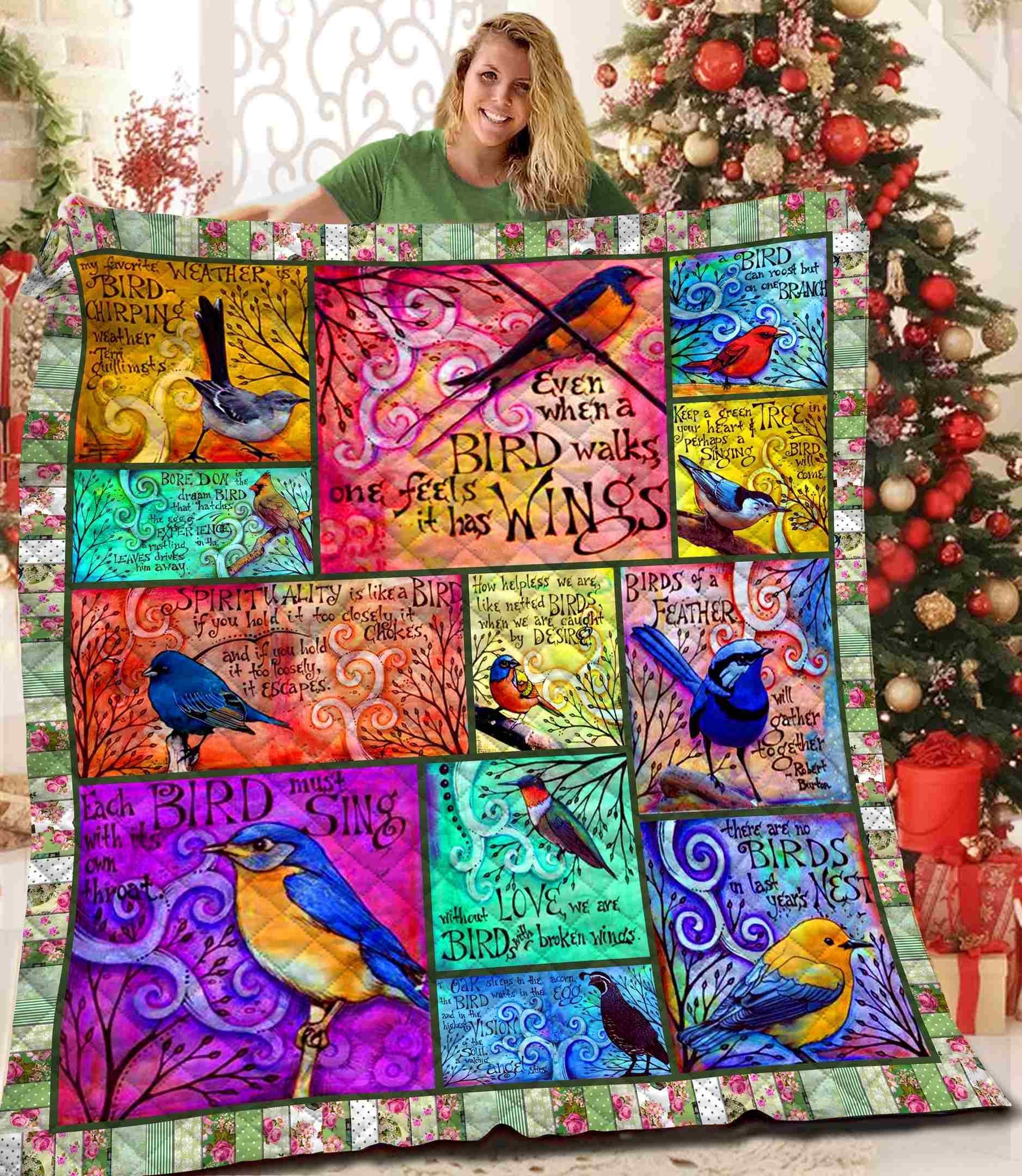 Bird Quilt Blanket BBB271101NB