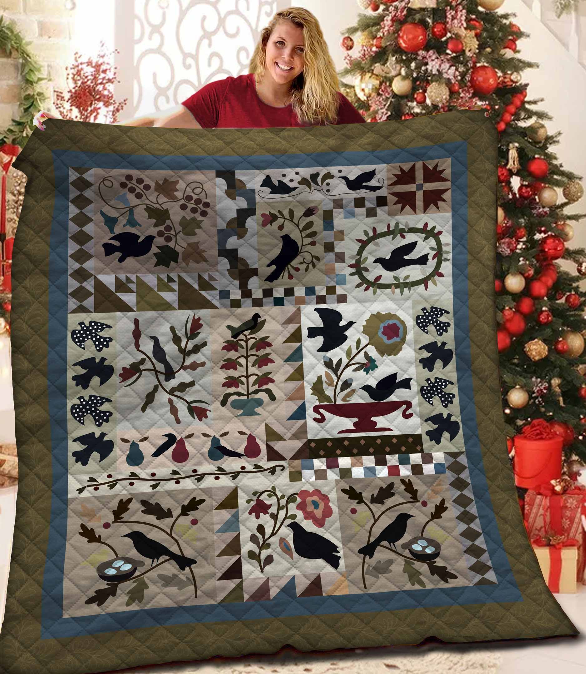 Bird Quilt Blanket CCC19103602