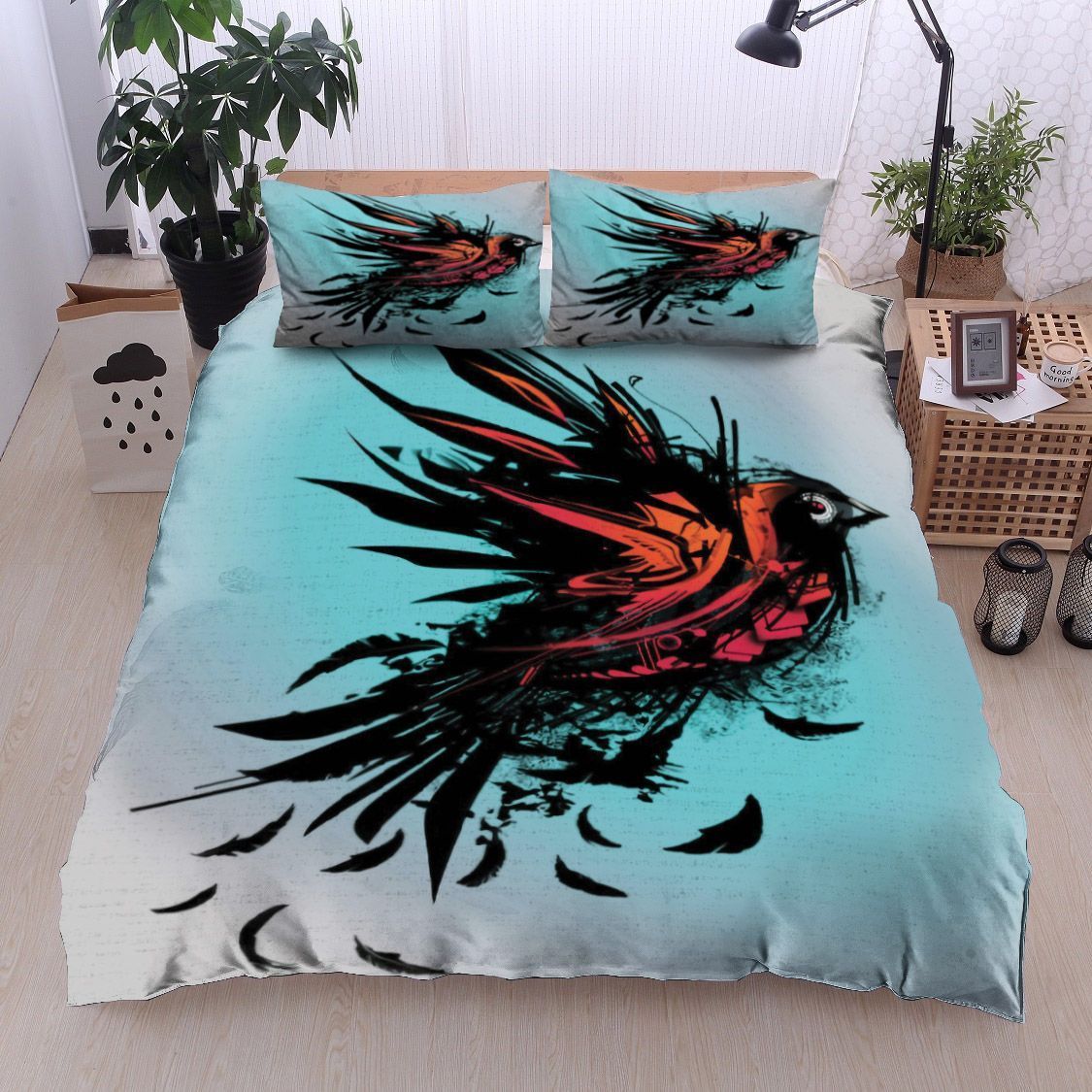 Bird Scape To Freedom Bedding Set