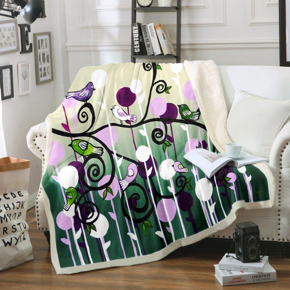 Bird Song Sherpa Fleece