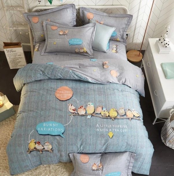Bird Talk Bedding Set