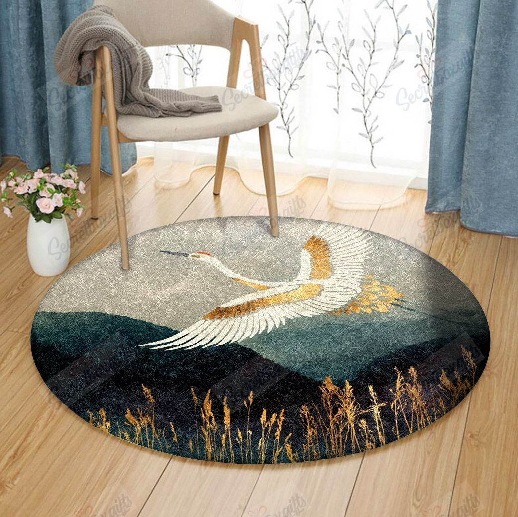 Bird Round Carpet