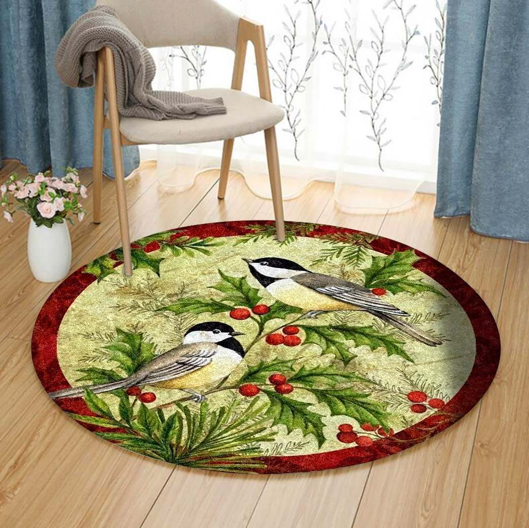 Bird Round Carpet