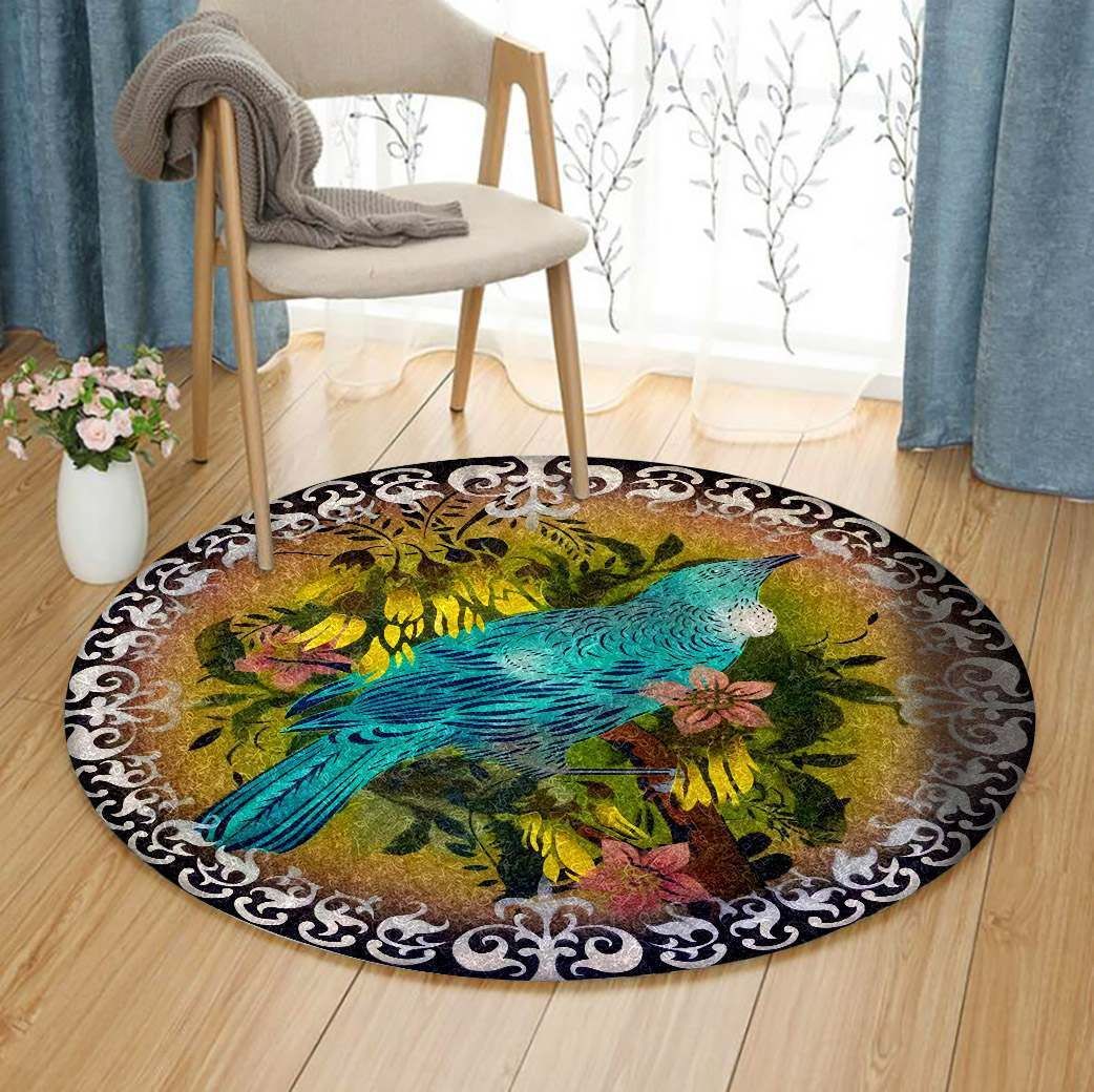 Bird Round Carpet