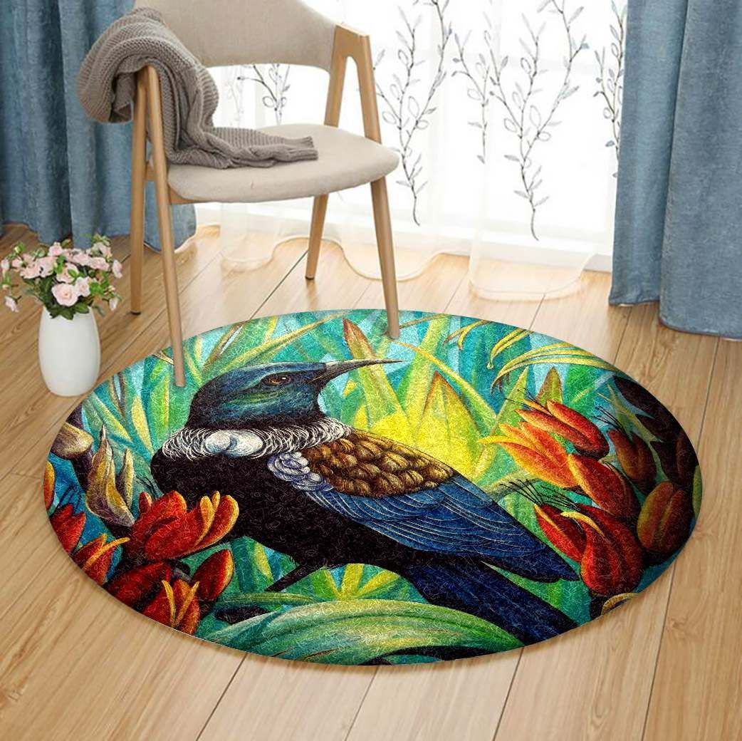 Bird Round Carpet