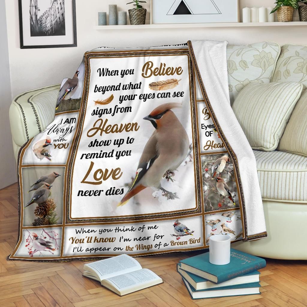 Bird To My Wife Sherpa Fleece Blanket