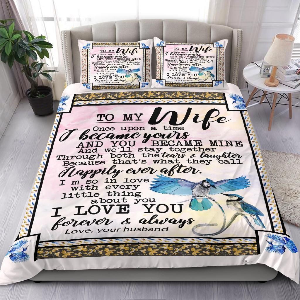 Bird To My Wife I Love You Bedding Set
