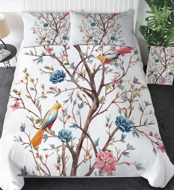 Bird Tree Branch Bedding Set