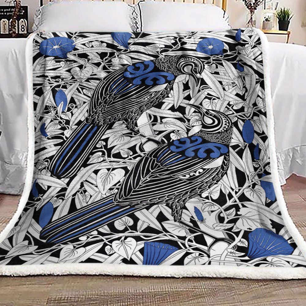 Bird Sherpa Fleece Blanket