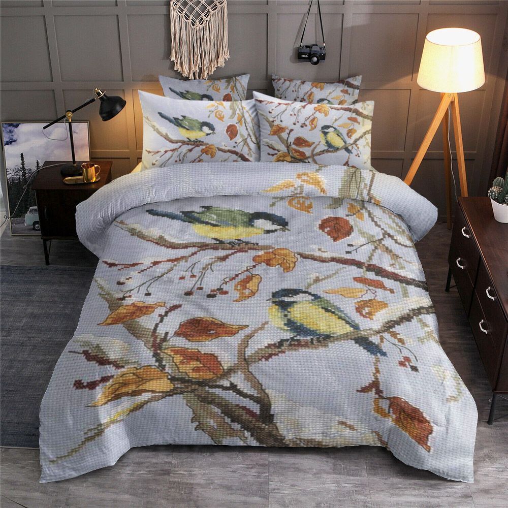 Bird Winter Bedding Set