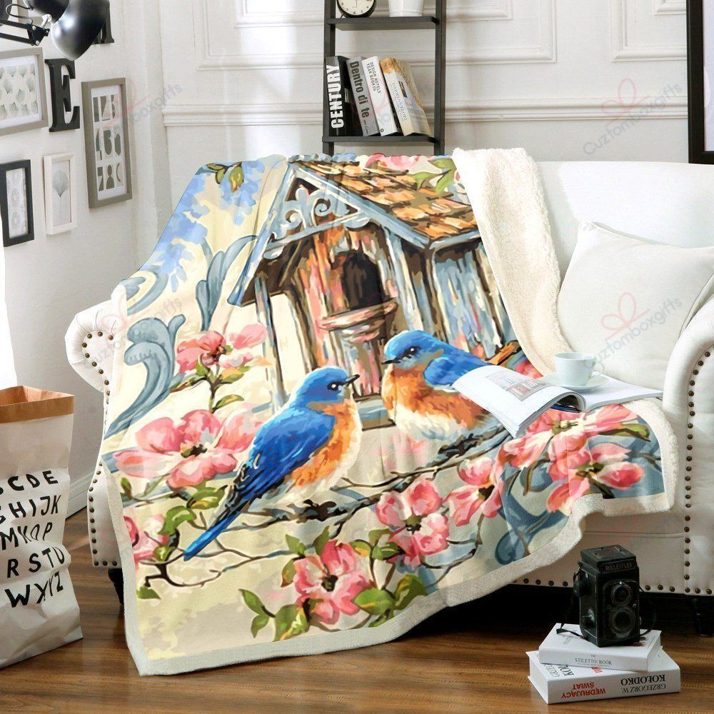 Birdhouse Fleece Blanket