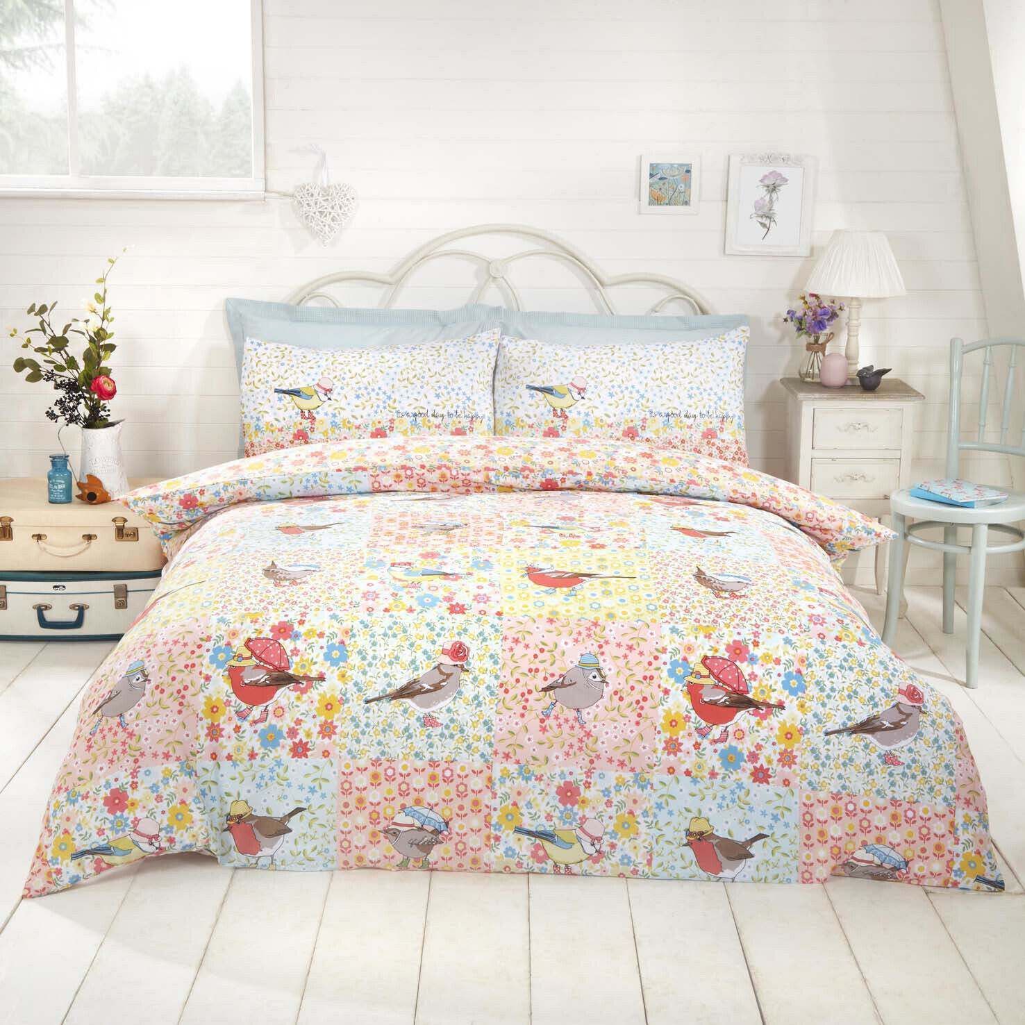 Birdie Floral Bedding Set