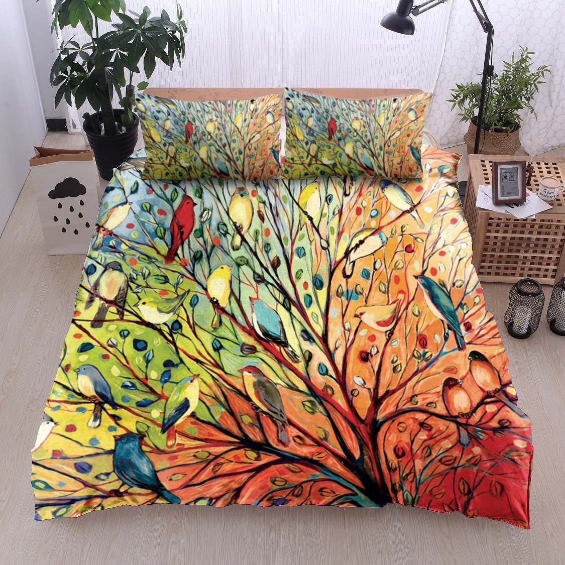 Birds Art Bedding Set