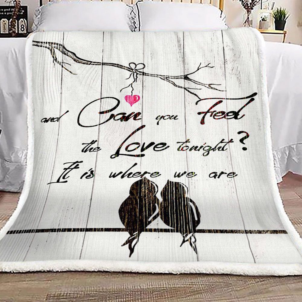 Birds Sherpa Fleece Blanket