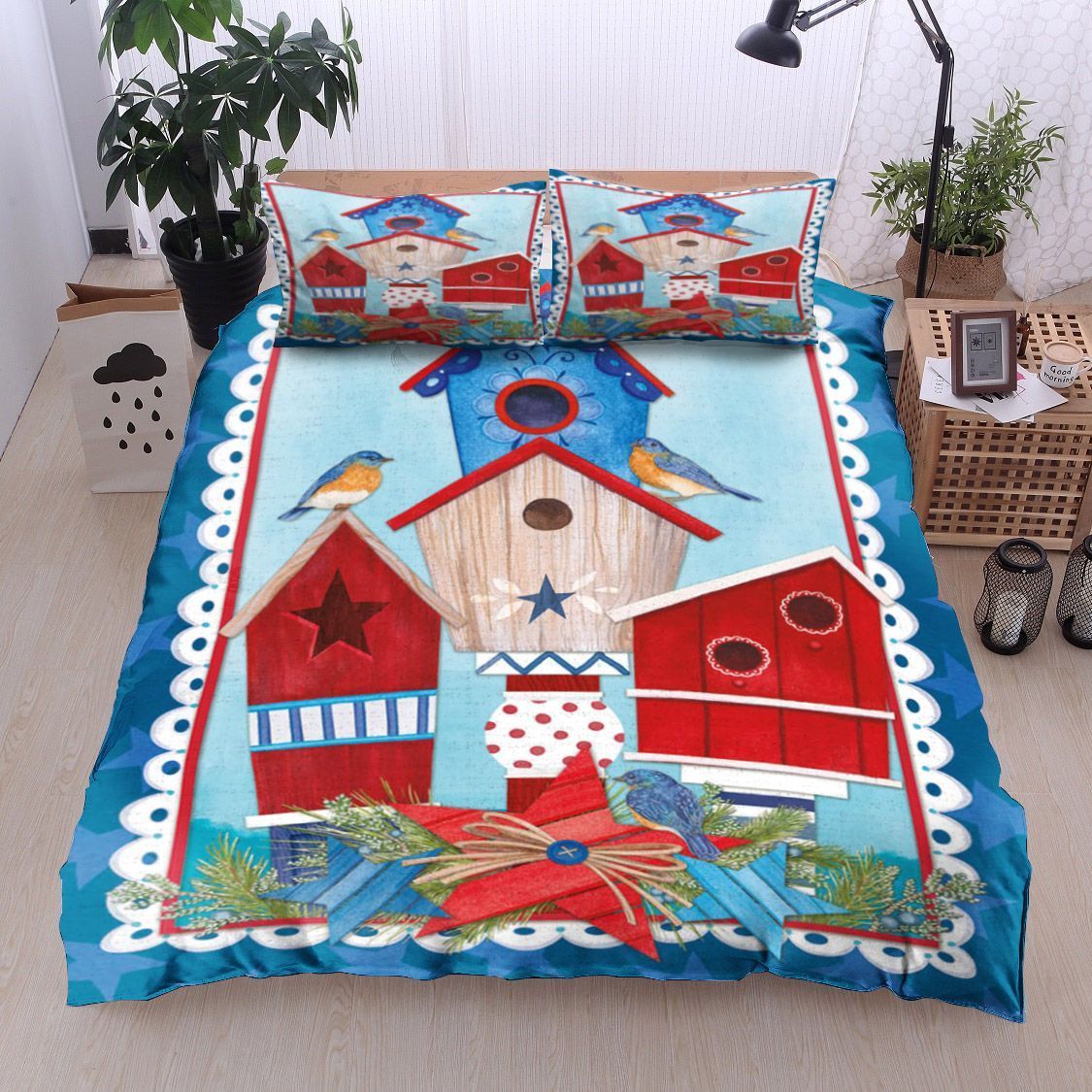 Birds Home Bedding Set