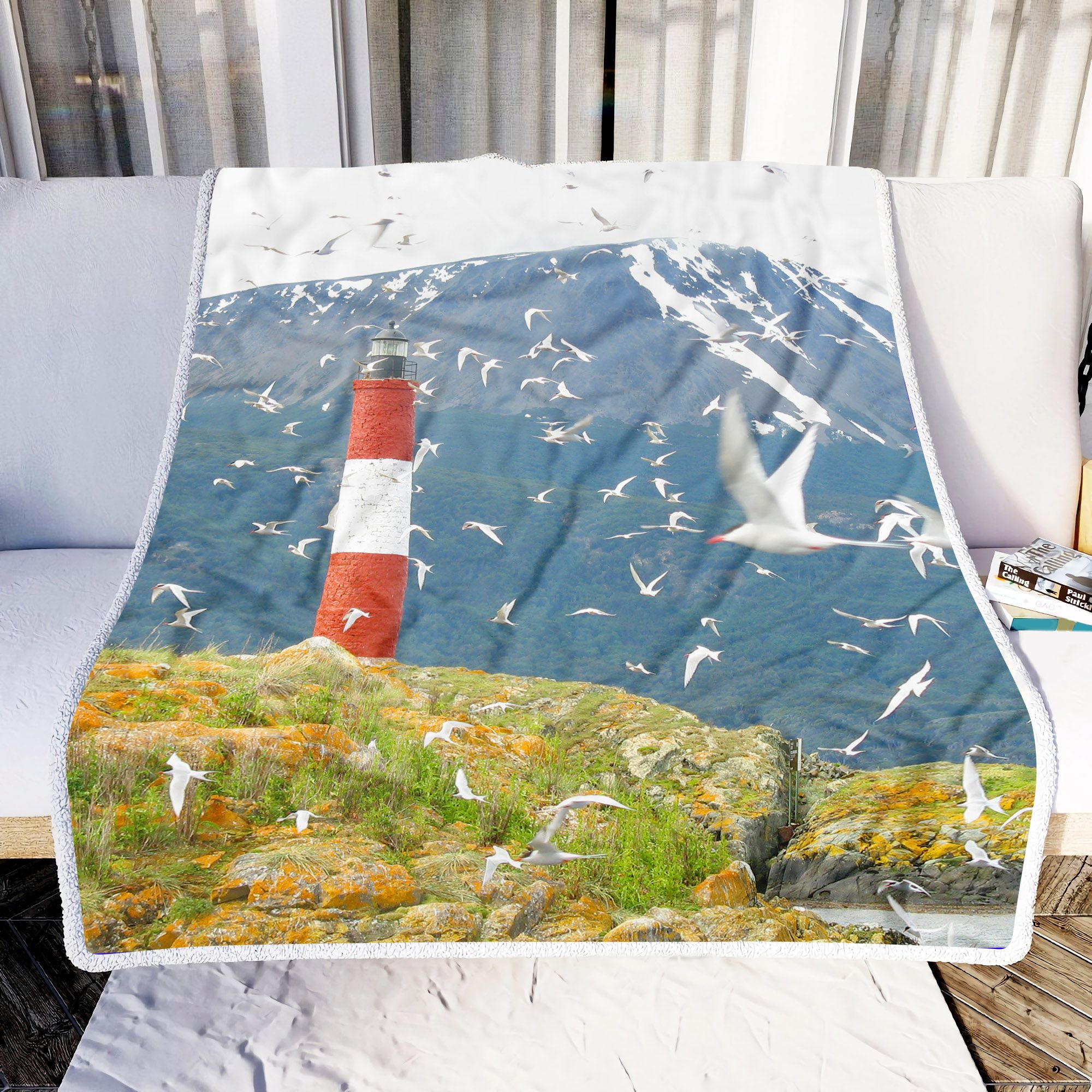 Birds In Their Habitat Fleece Blanket