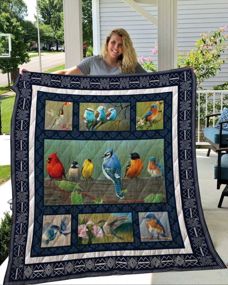 Birds Quilt Blanket DHC291187VT