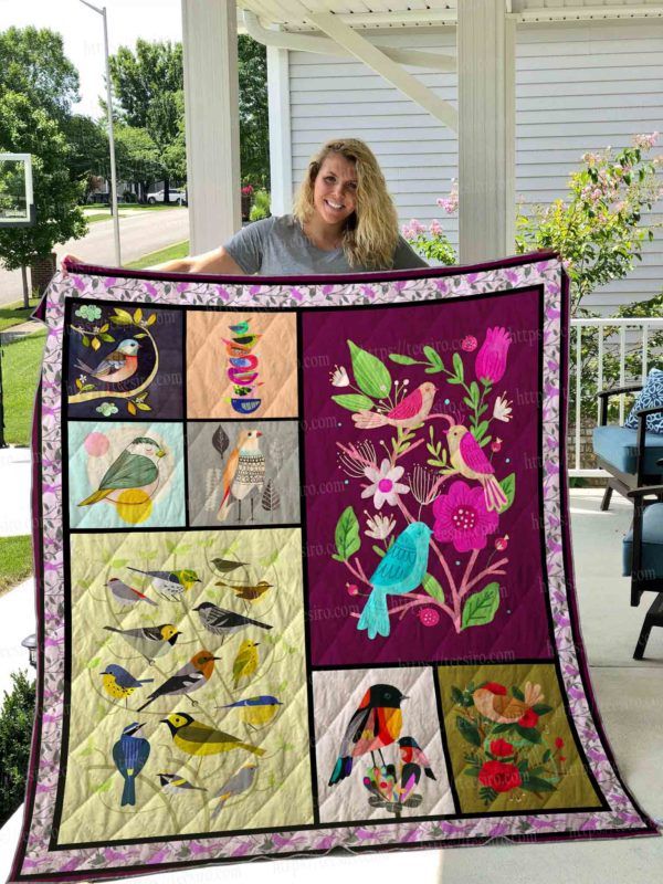 Birds Quilt Blanket HHC0702338TH
