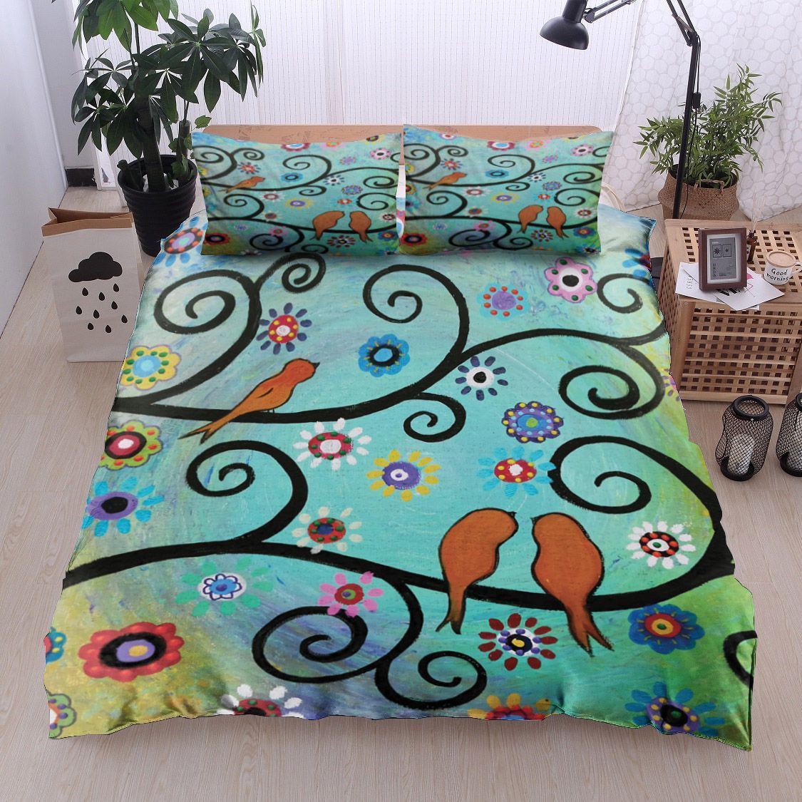 Birds Bedding Set