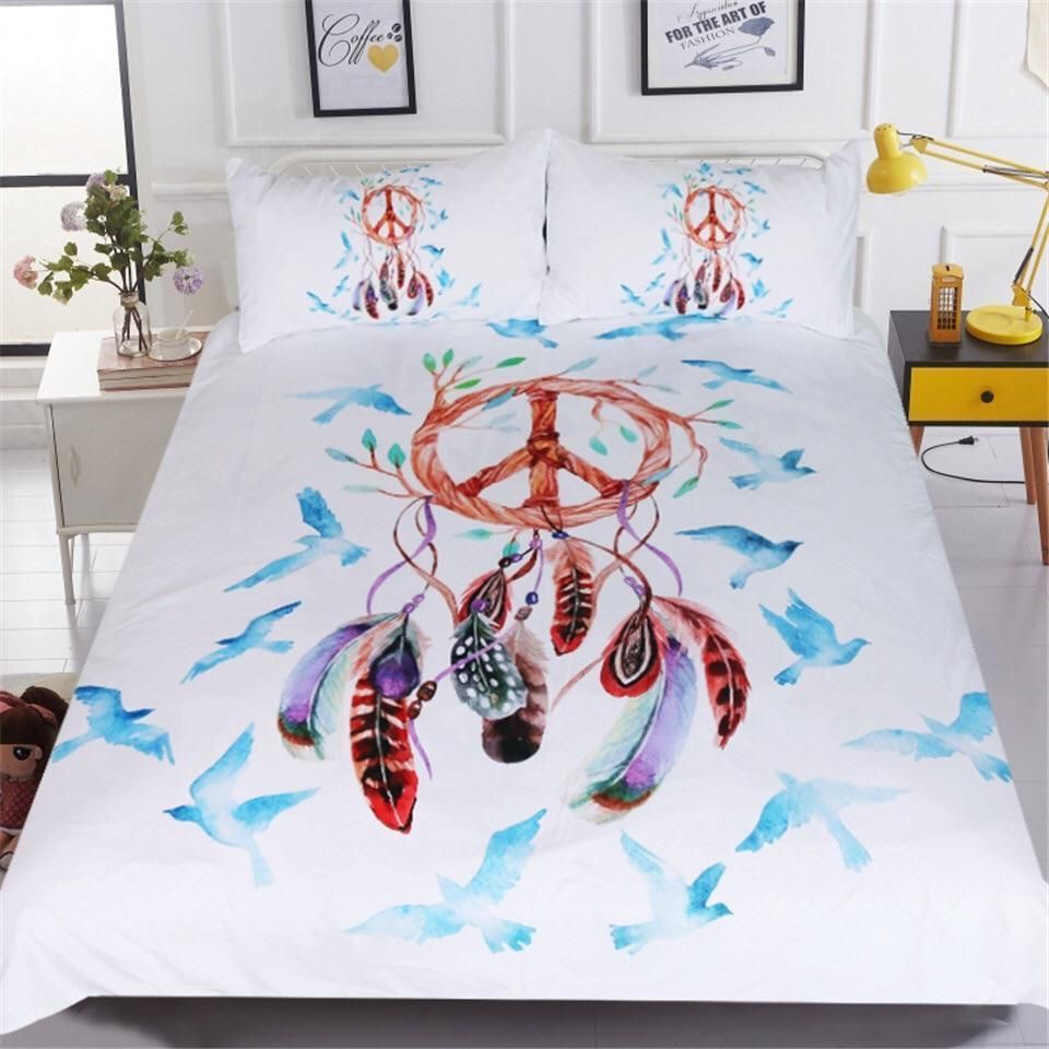 Birds With Dreamcatcher Bedding Set
