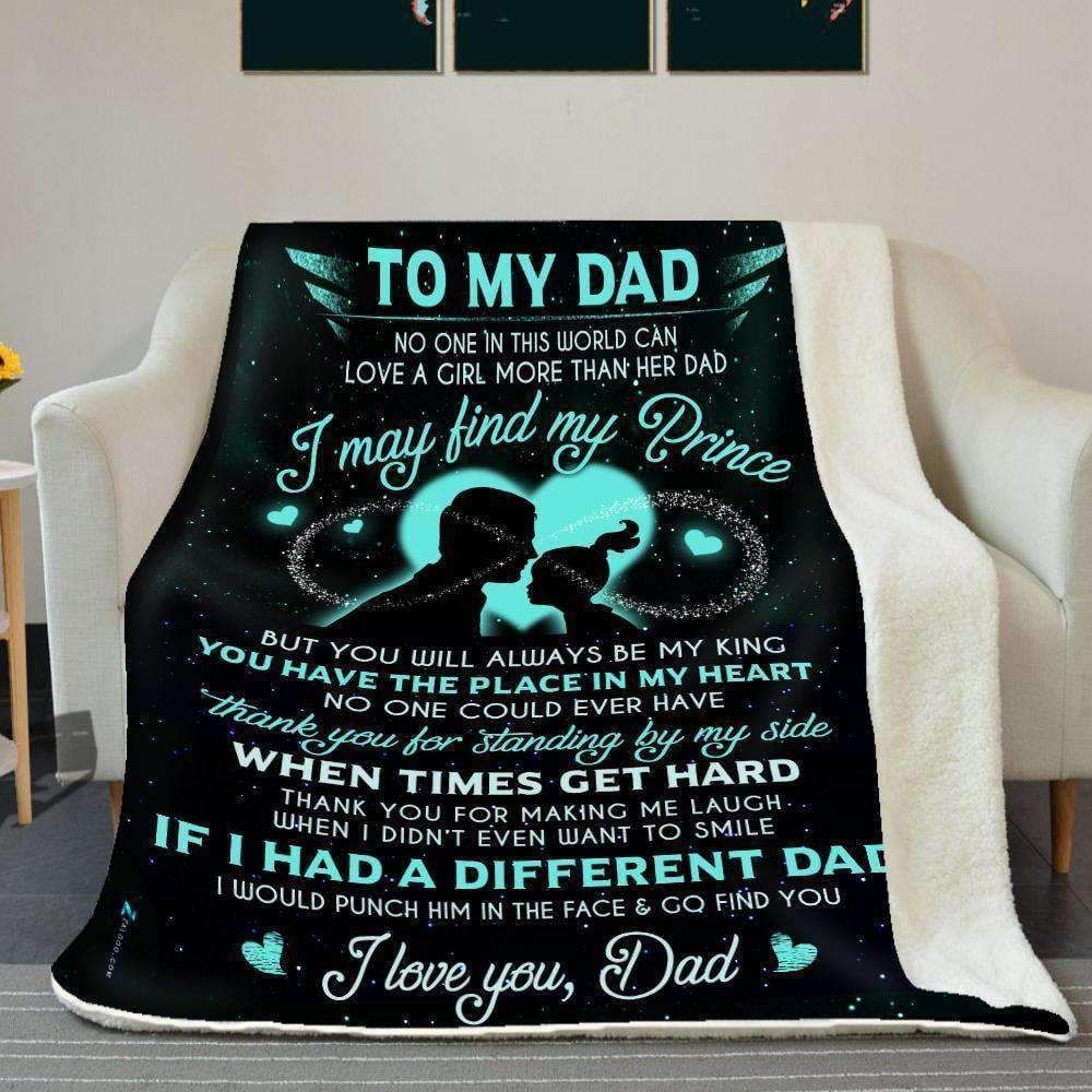 Birthday Gift Daddy Sherpa Fleece Blanket