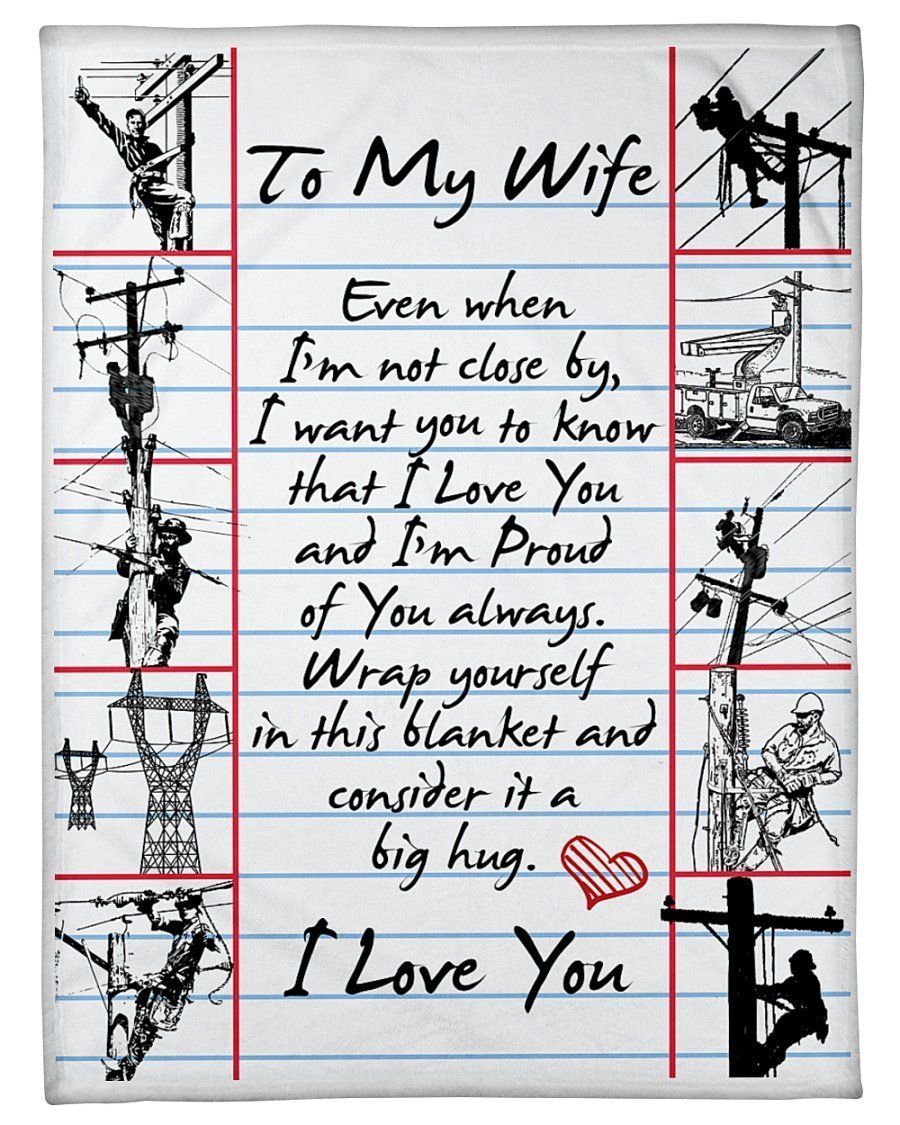 Birthday Gift For Wife I’m Proud Of You Always And I Love You Fleece Blanket