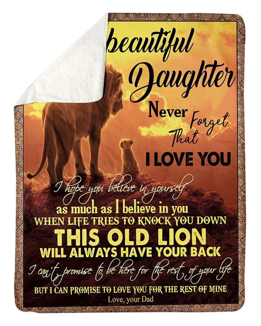 Birthday Gift To Daughter Fleece Blanket