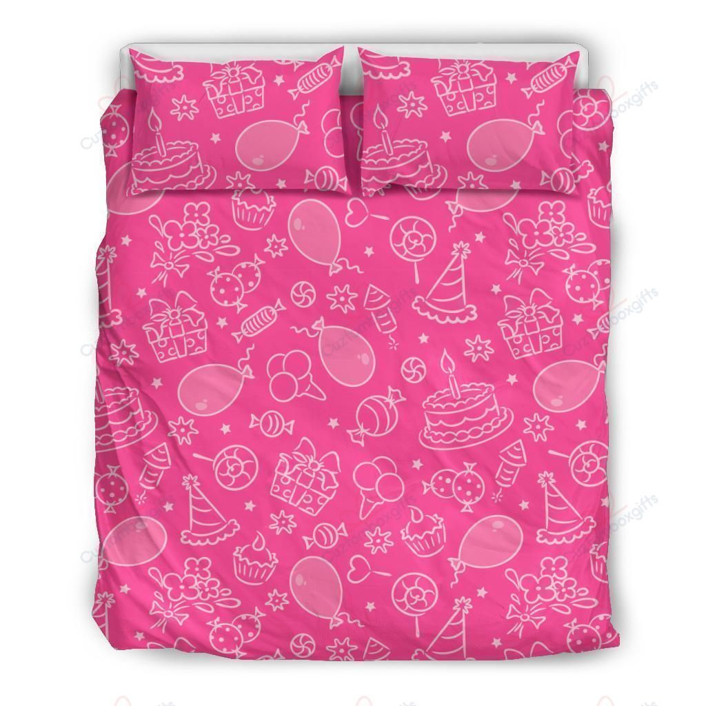 Birthday Party Printed Bedding Set