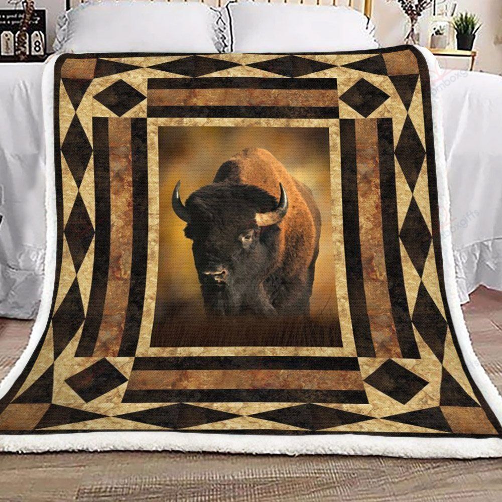 Bison Fleece Blanket