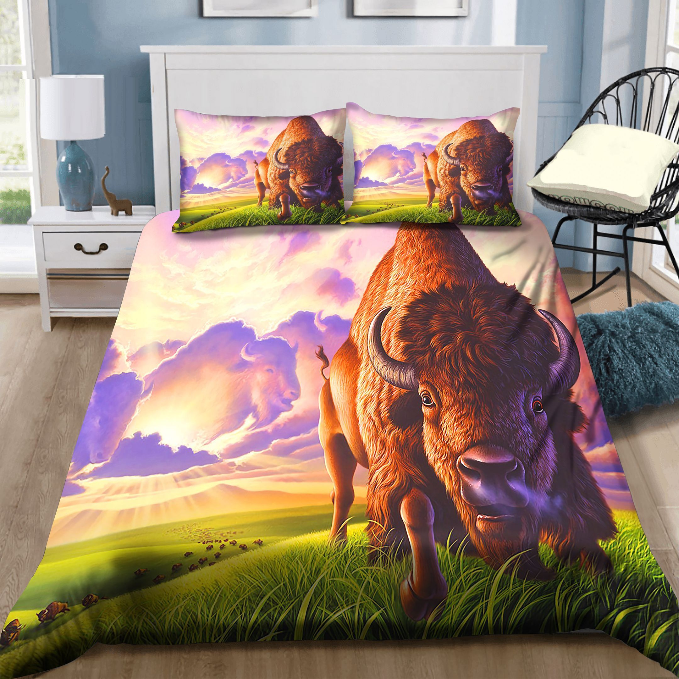 Bison Morning Thunder Bedding Set