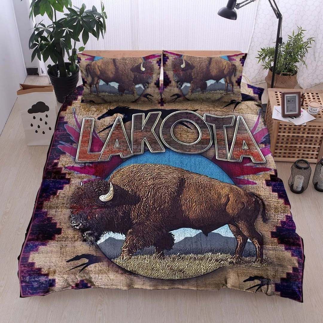 Bison Native American Bedding Set