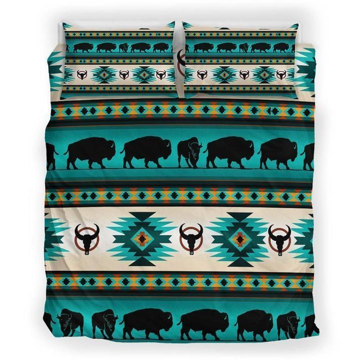 Bison Native American Bedding Set