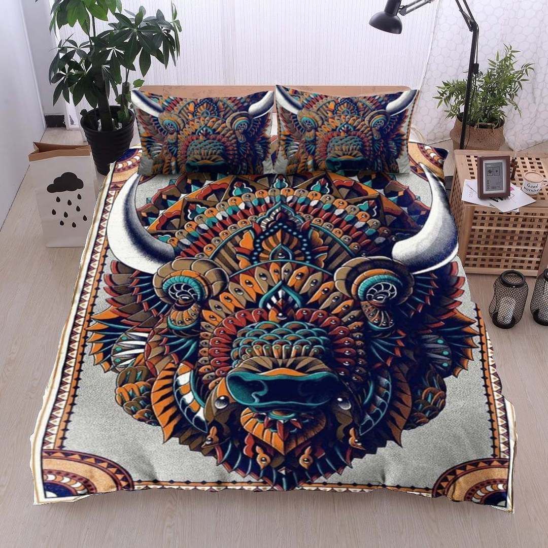 Bison Native American Bedding Set