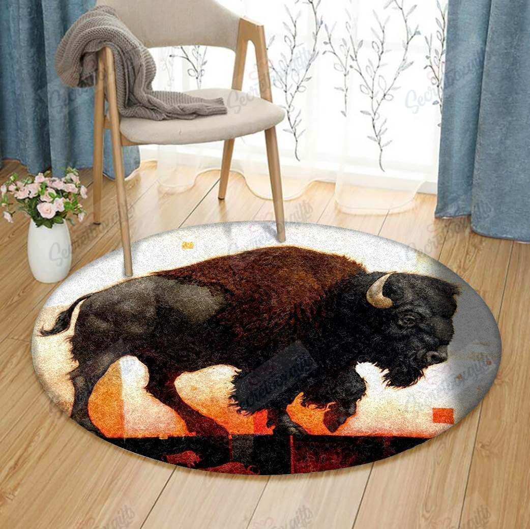 Bison Round Carpet