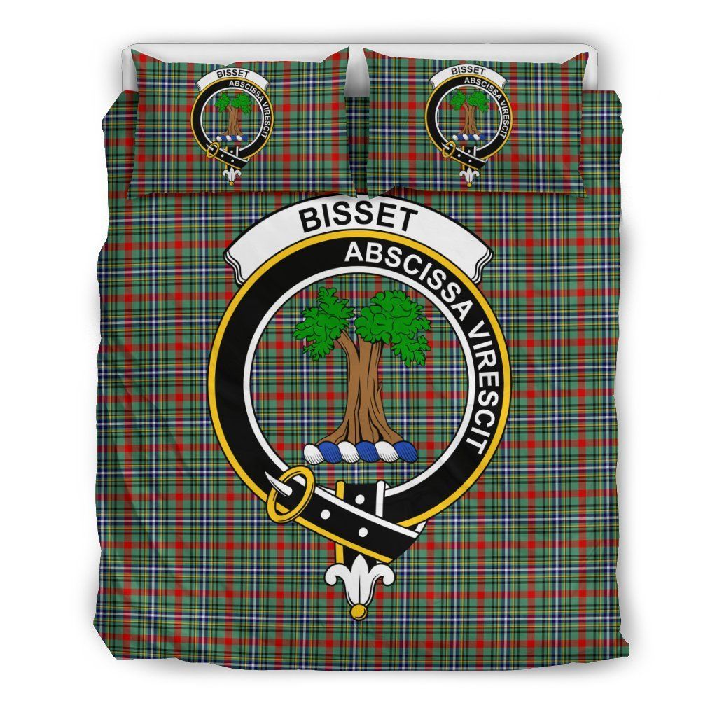 Bisset Clan Badge Tartan Bedding Set