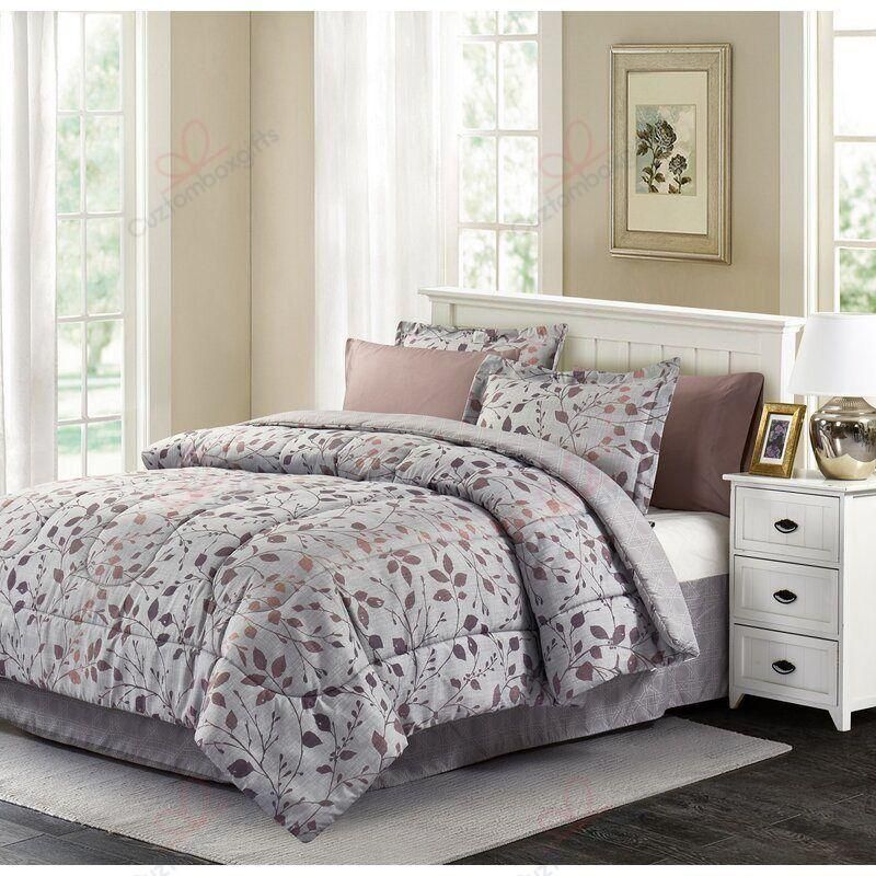 Bivins Flower Printed Bedding Set