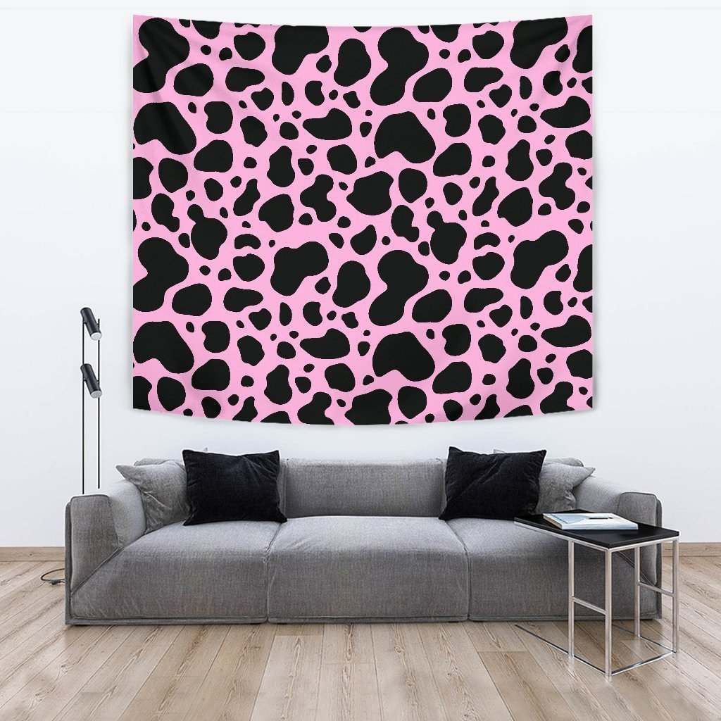 Black And Pink Cow CL17100011MDT Tapestry