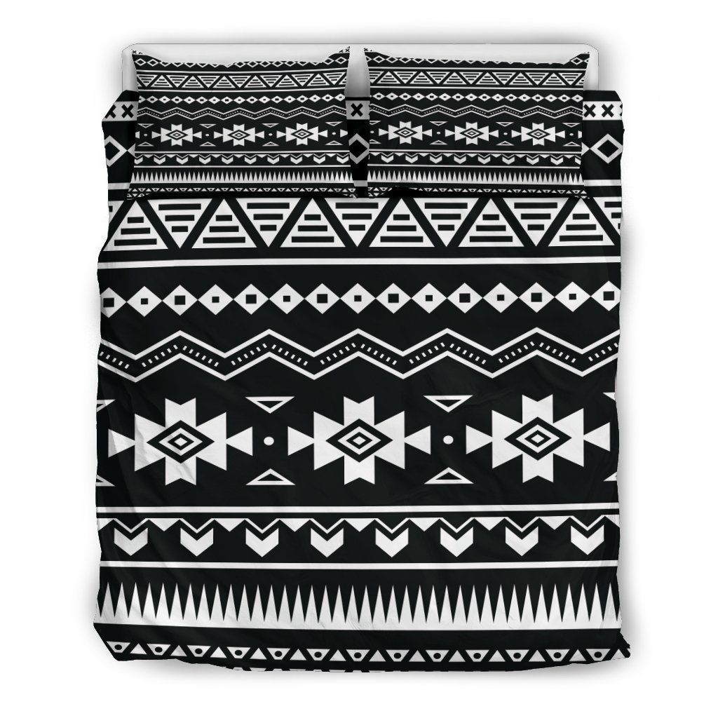 Black And White Aztec Bedding Set