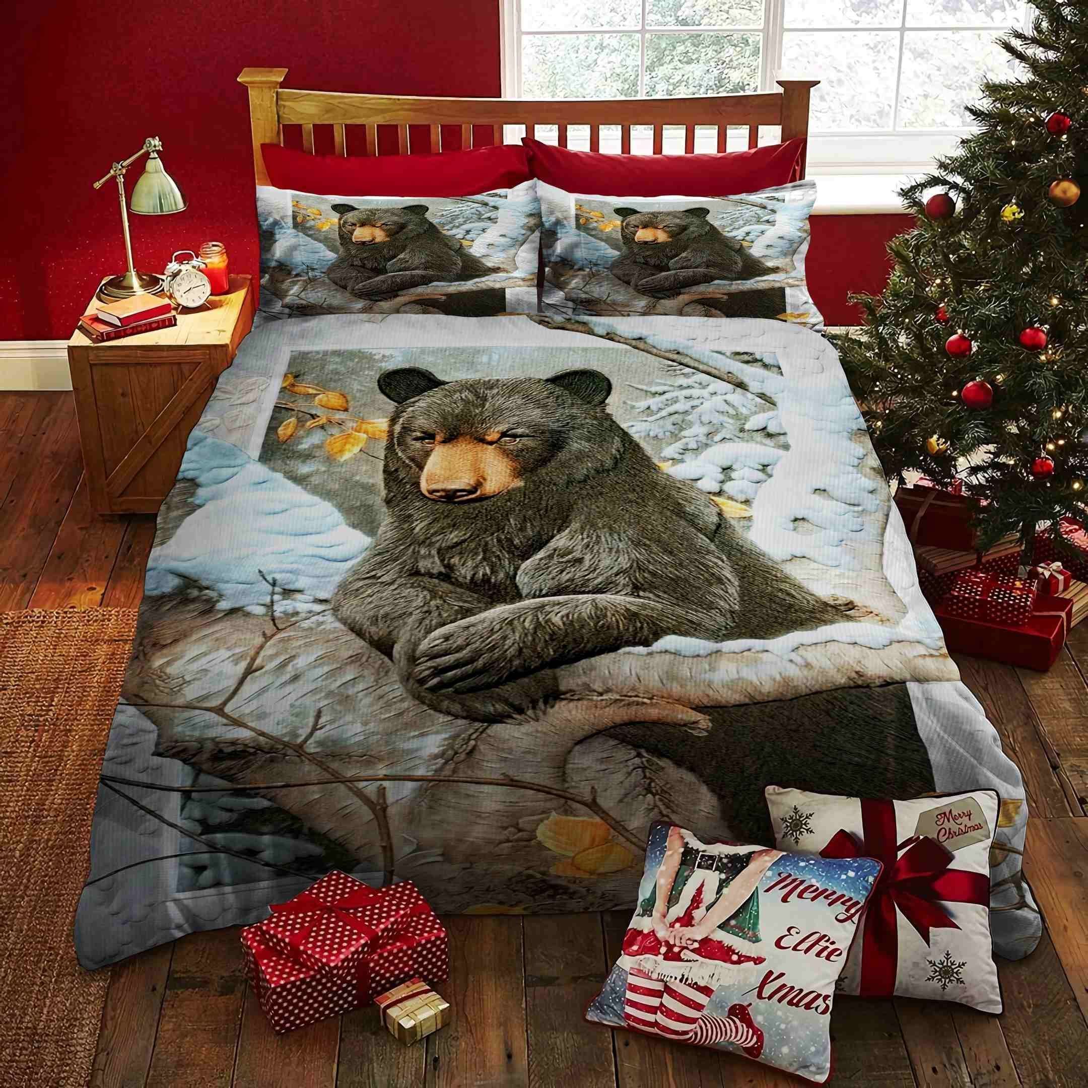 Black Bear Bedding Set