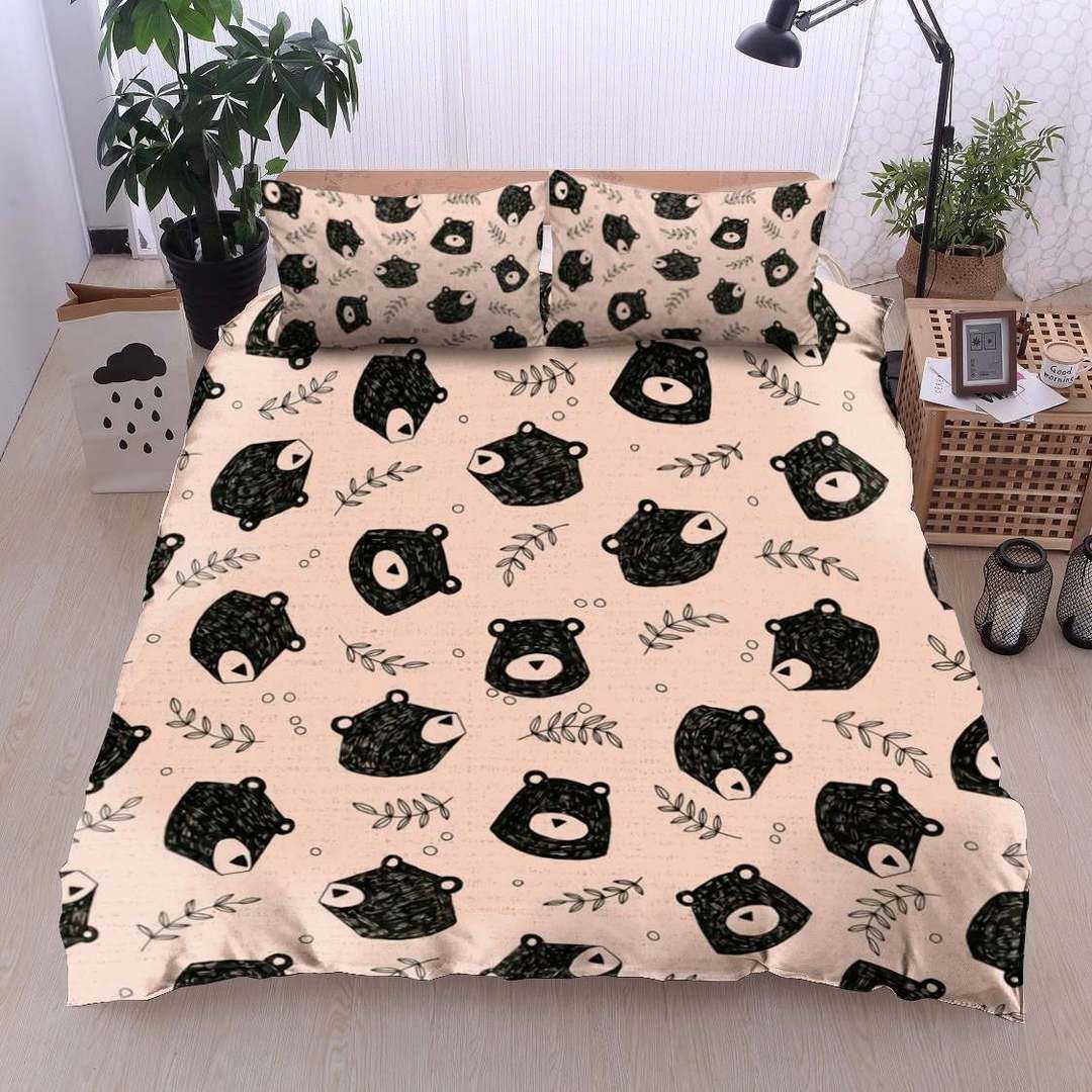 Black Bears Bedding Set